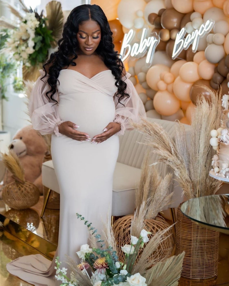 Illustrative example of maternity dresses for baby shower