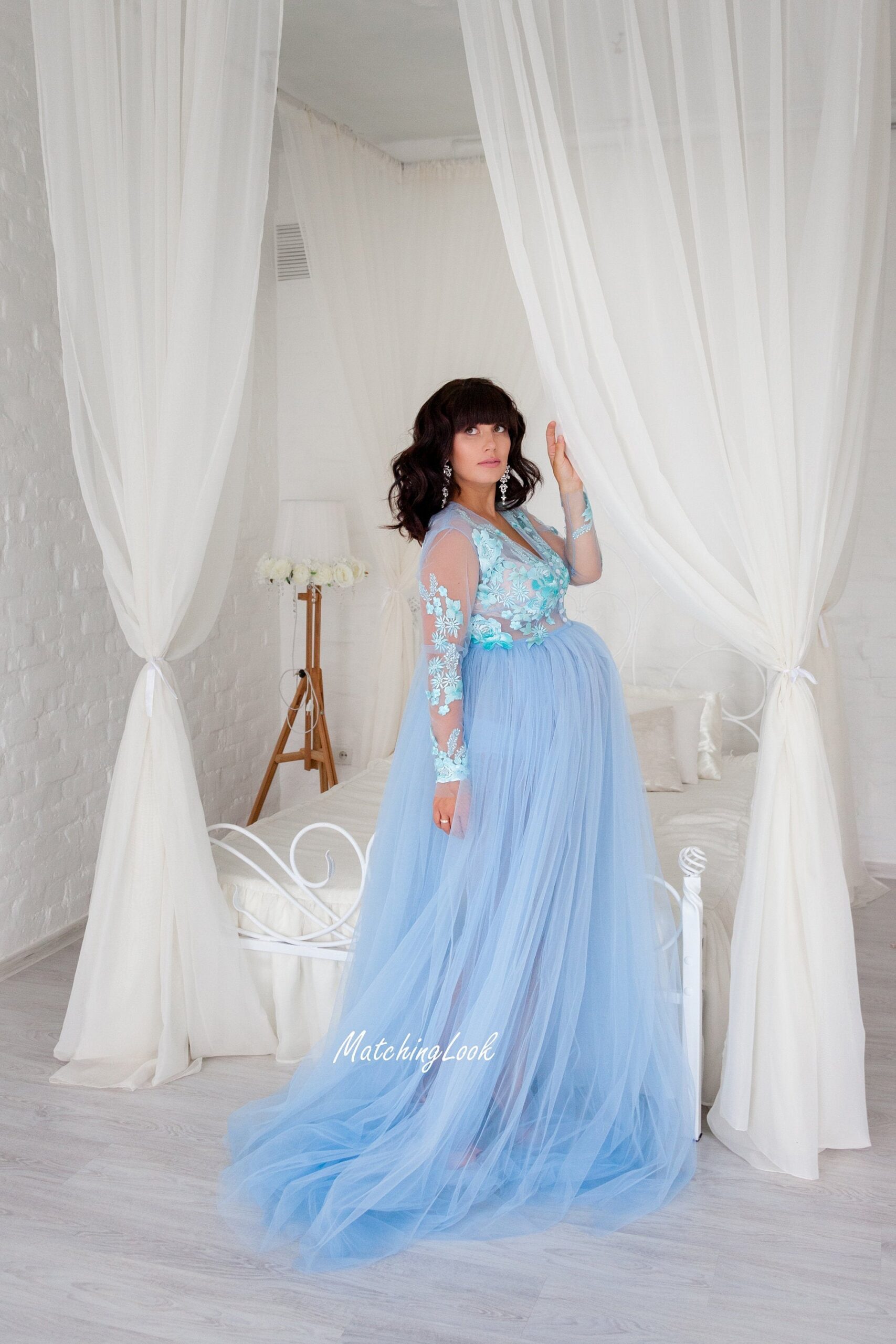Illustrative example of maternity dresses for baby shower