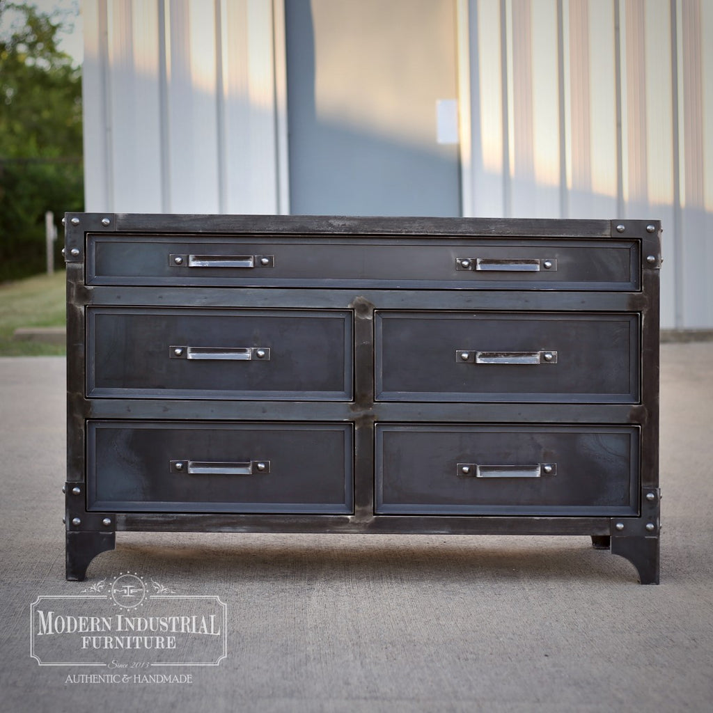 Illustrative example of metal dresser