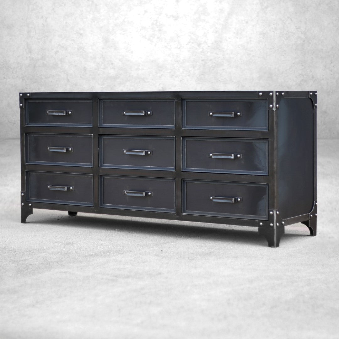Illustrative example of metal dresser