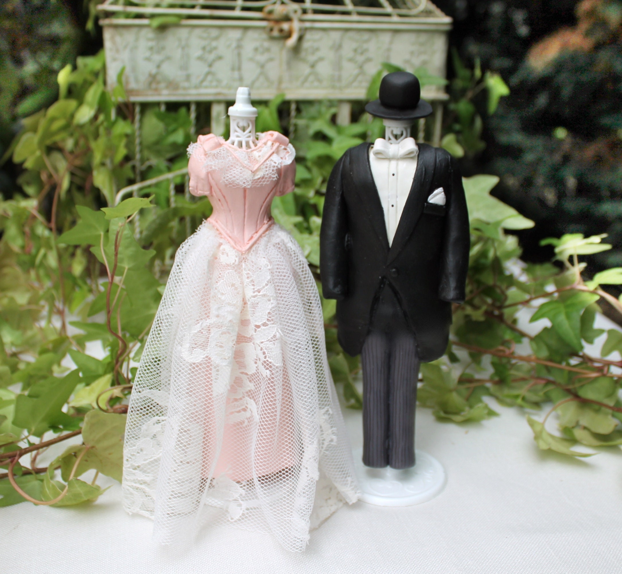 Illustrative example of miniature wedding dress