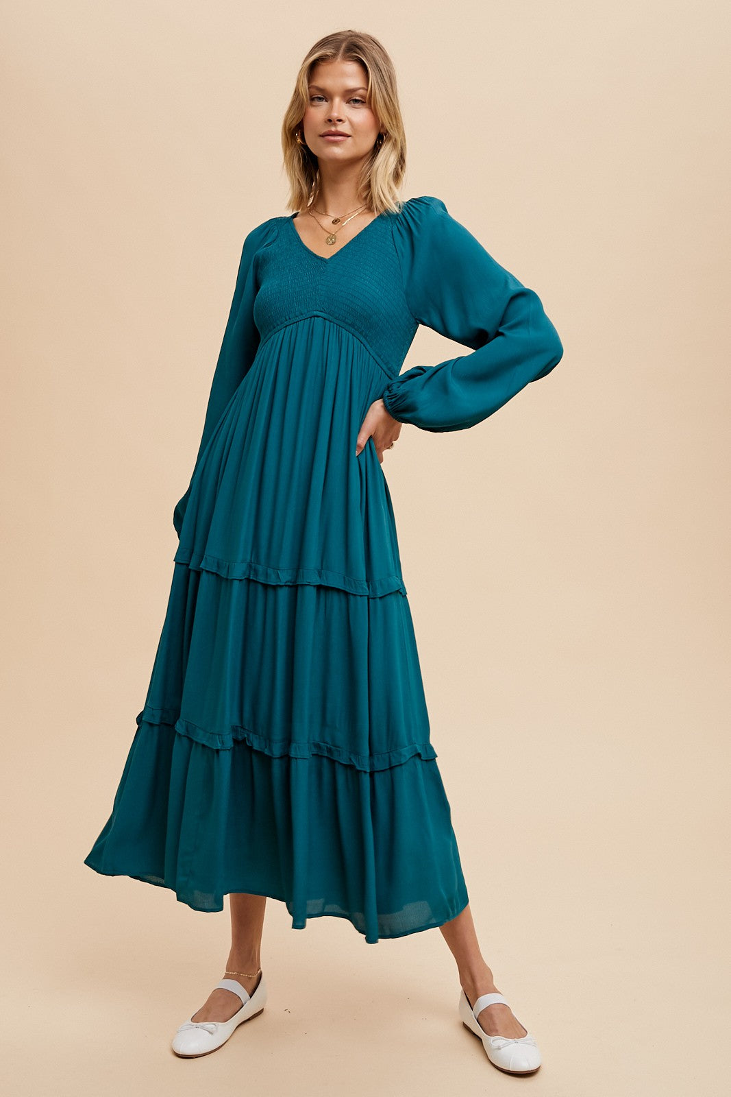 Illustrative example of modest maxi dresses