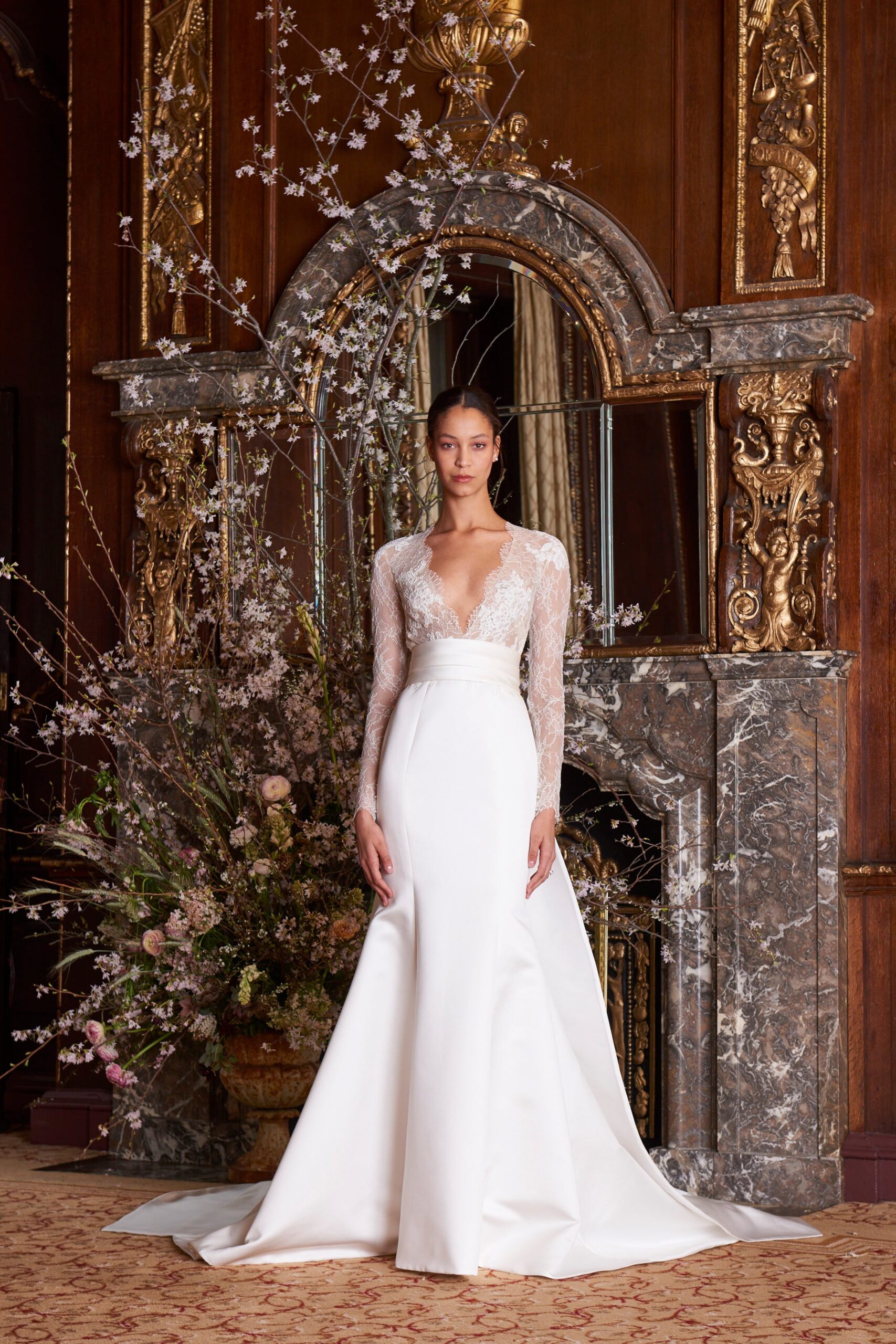Illustrative example of monique lhuillier wedding dress