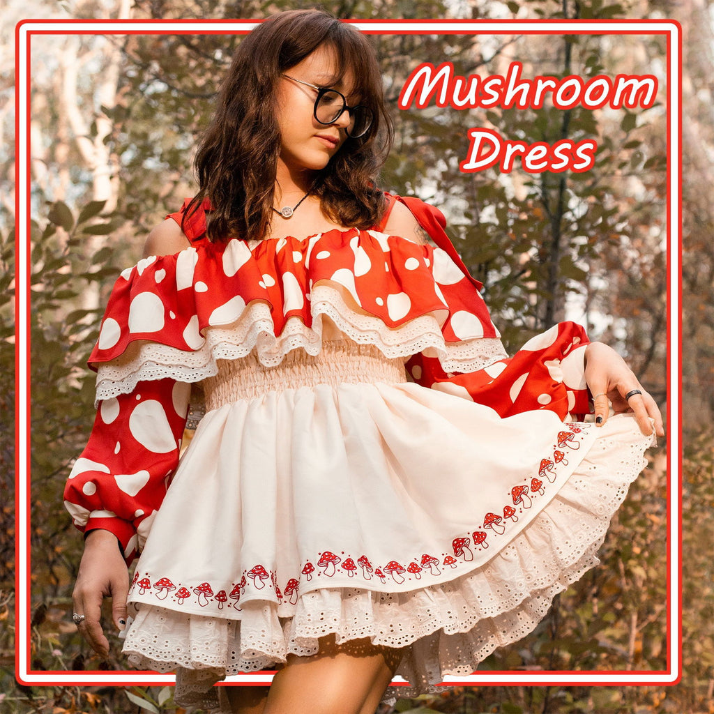 Illustrative example of mushroom dress