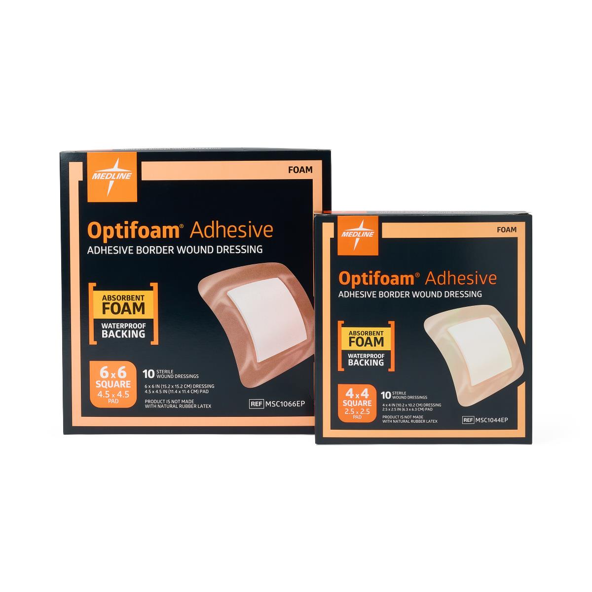 Illustrative example of optifoam dressing