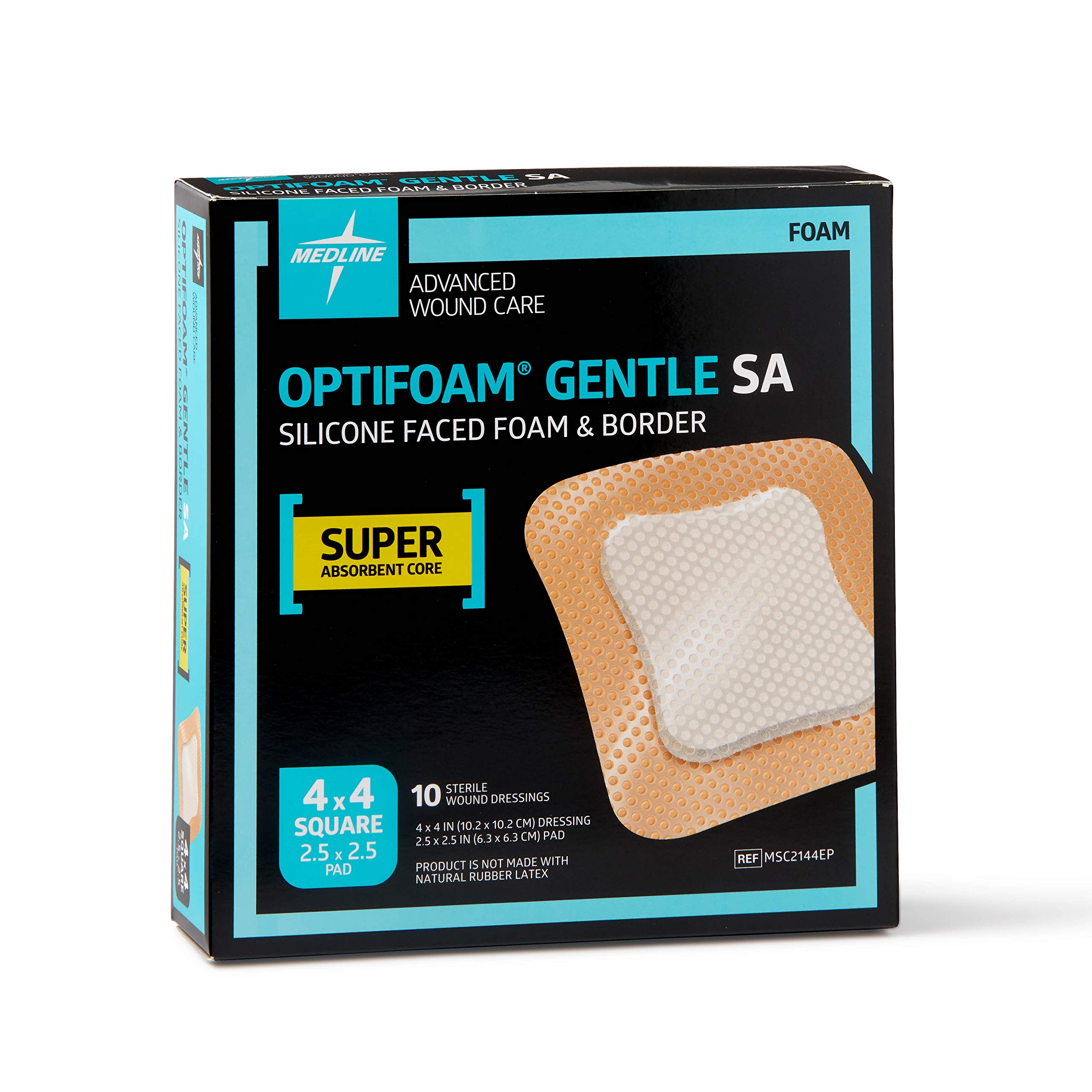 Illustrative example of optifoam dressing