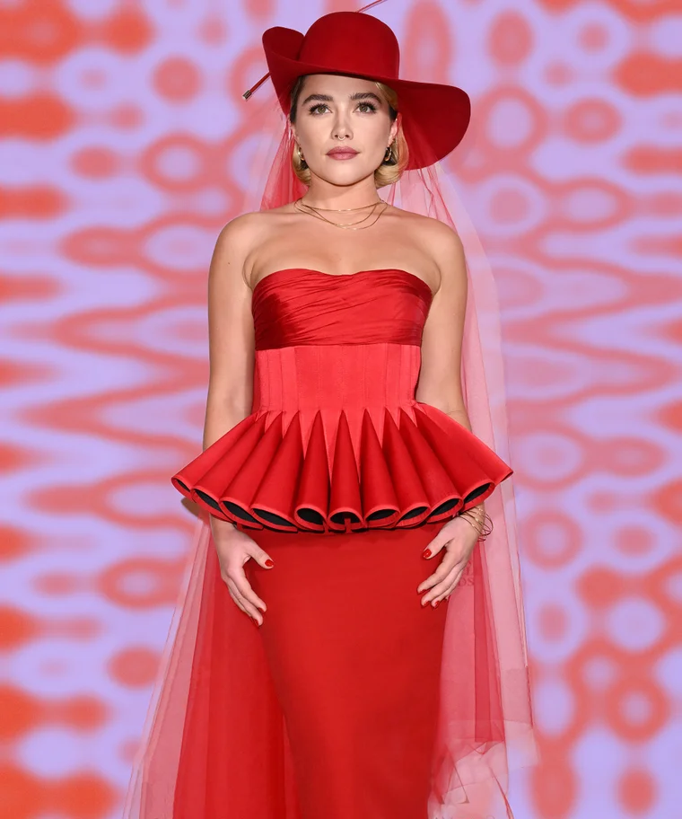 Illustrative example of peplum dress dress