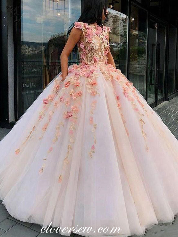 Illustrative example of pink ball dress