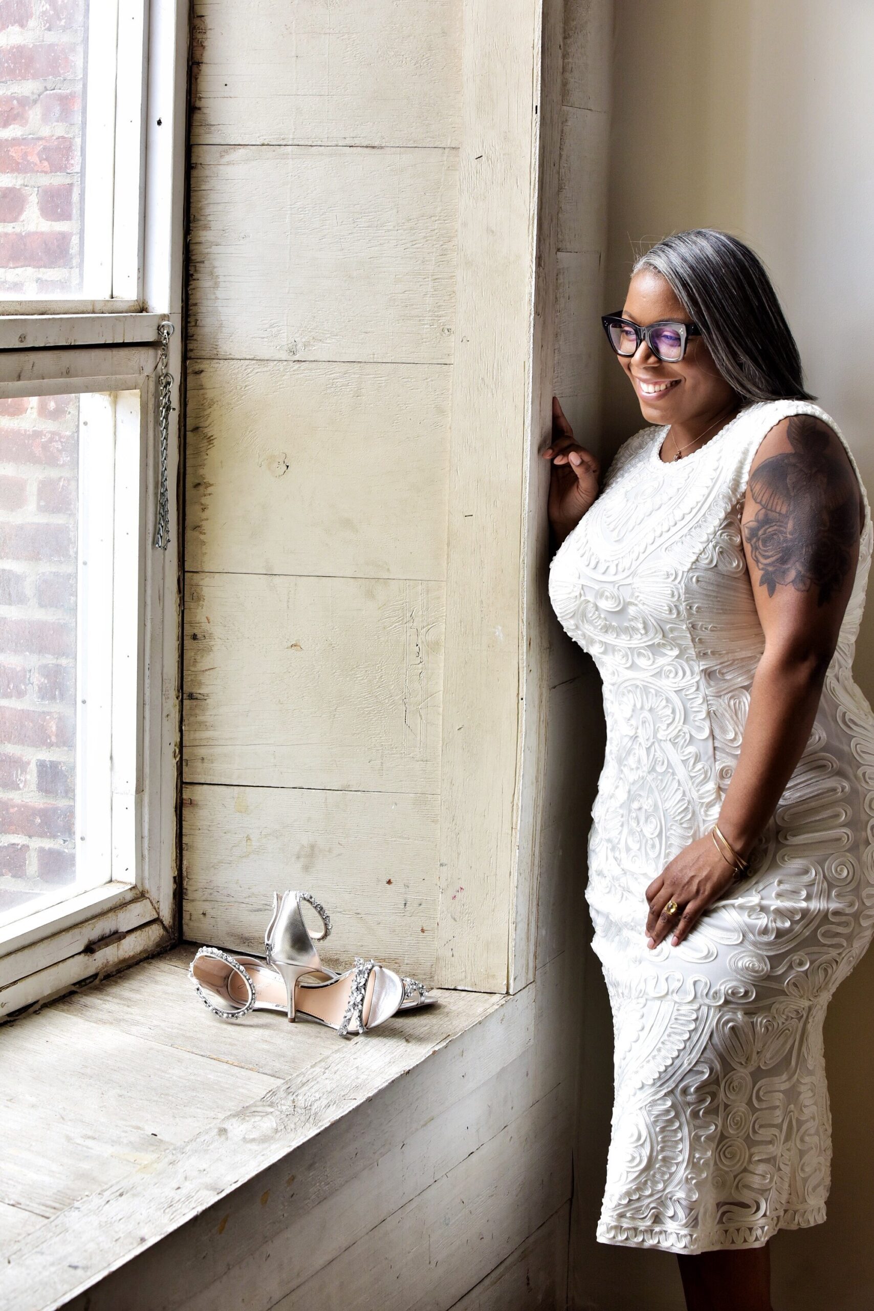 Illustrative example of plus size bridal shower dresses
