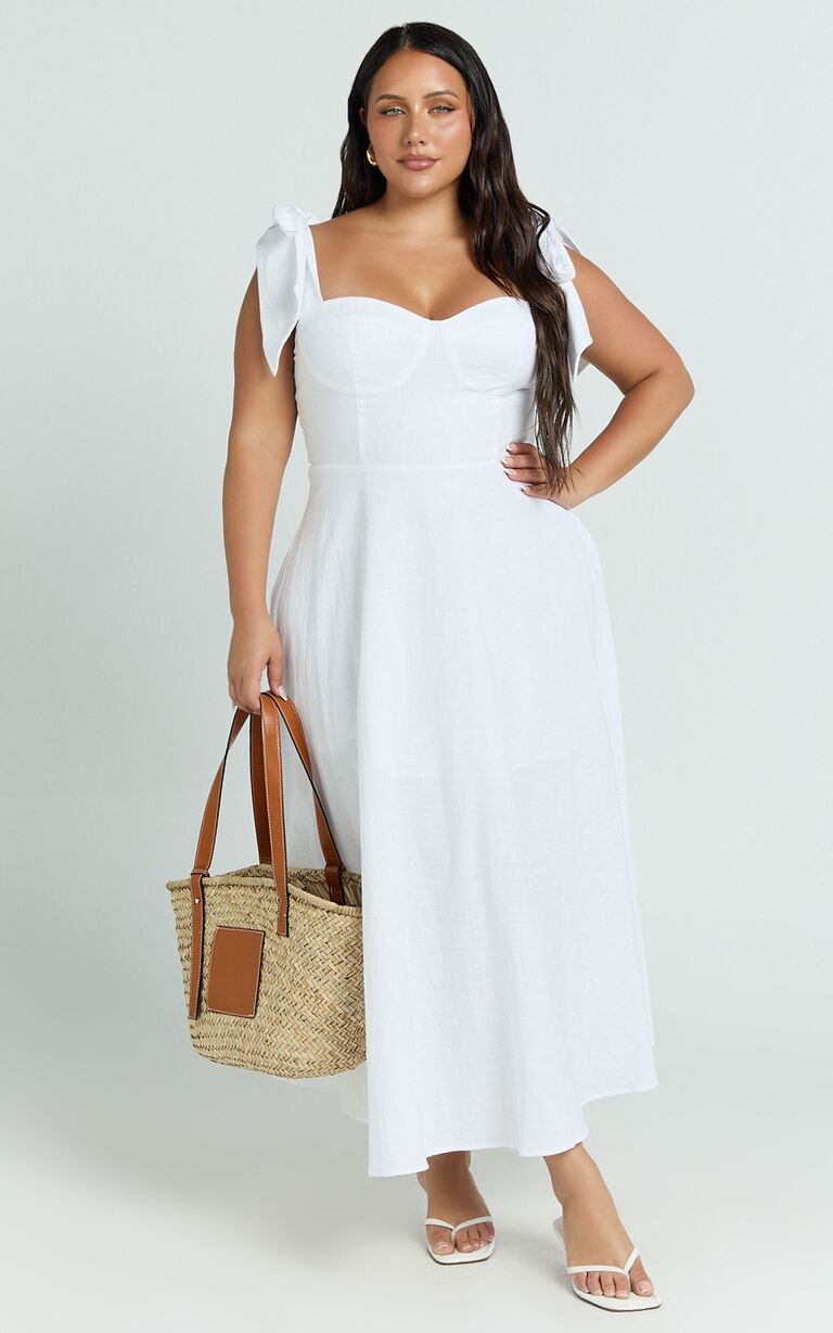 Illustrative example of plus size bridal shower dresses