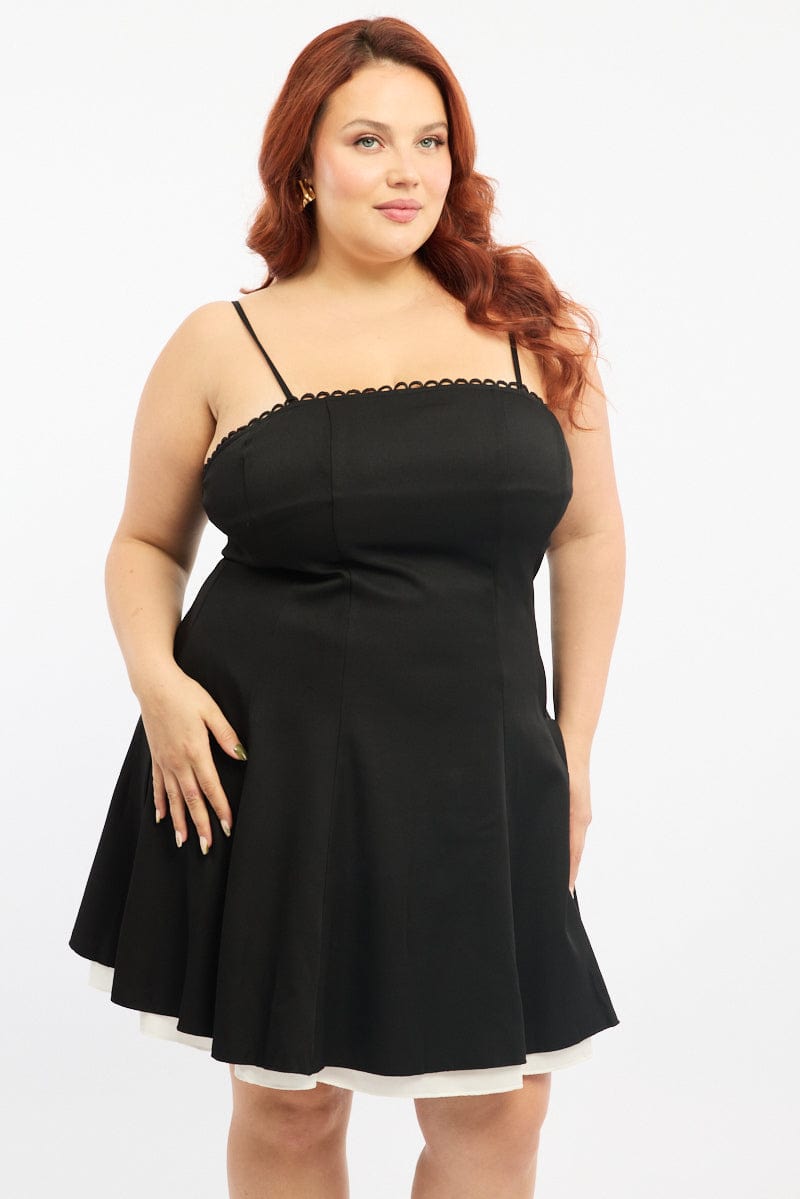 Illustrative example of plus size mini dresses