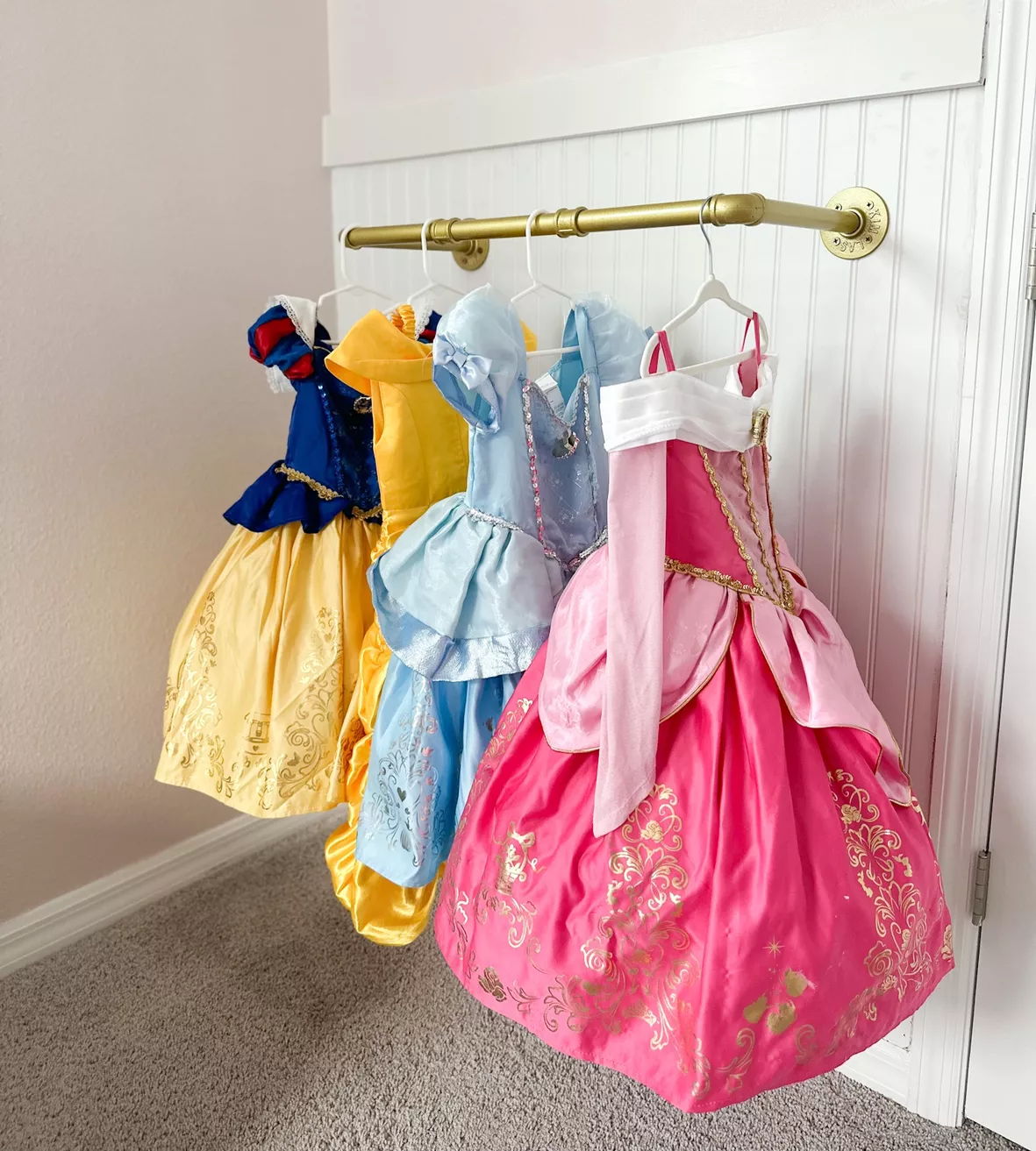 Illustrative example of princess dresses