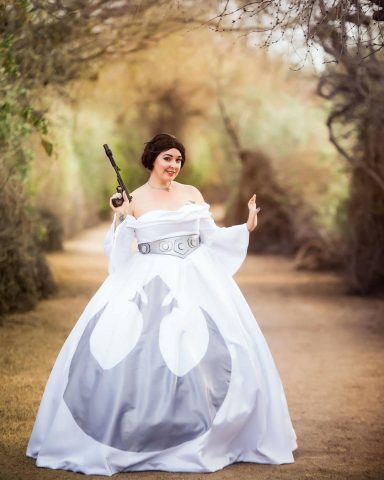 Illustrative example of princess dresses