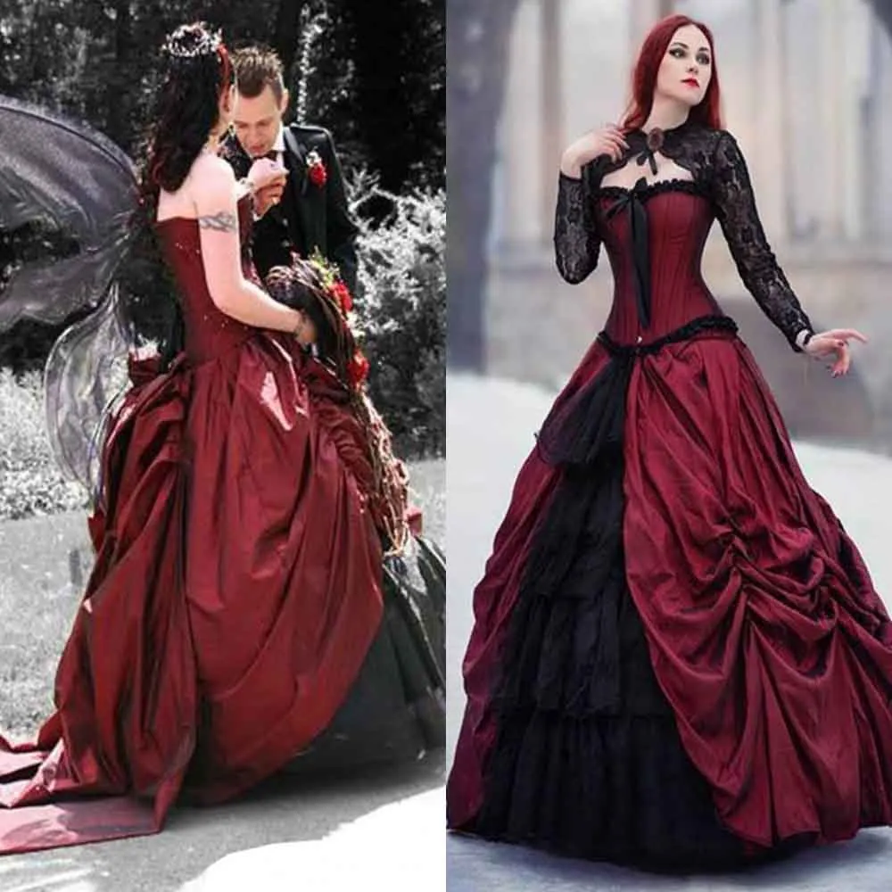 Illustrative example of prom goth dresses