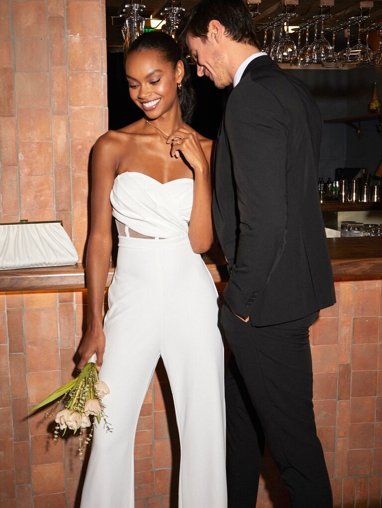 Illustrative example of reception wedding dress