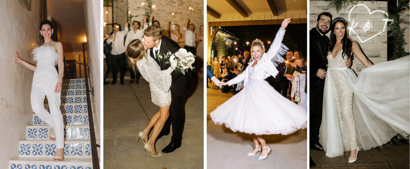 Illustrative example of reception wedding dress