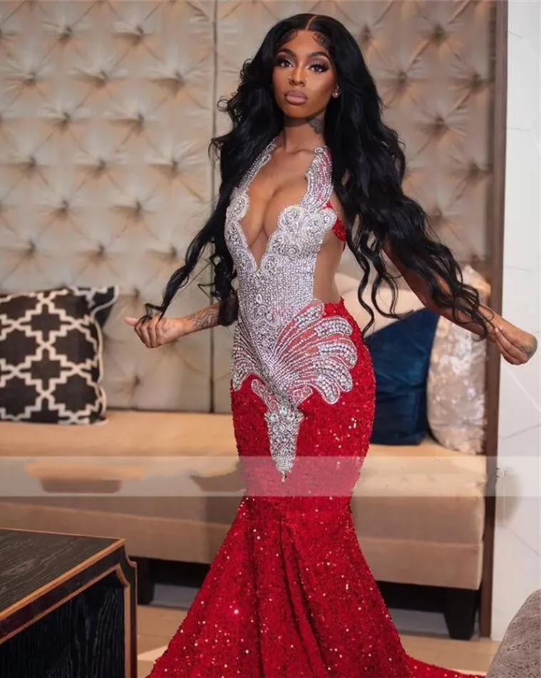 Illustrative example of red prom dresses 2024