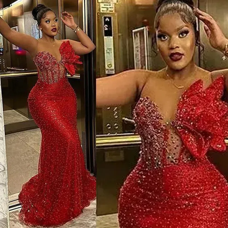 Illustrative example of red prom dresses 2025