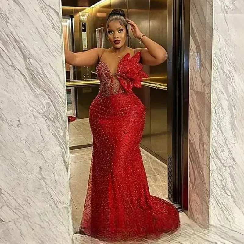 Illustrative example of red prom dresses 2025