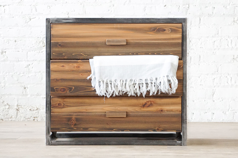 Illustrative example of rustic dresser