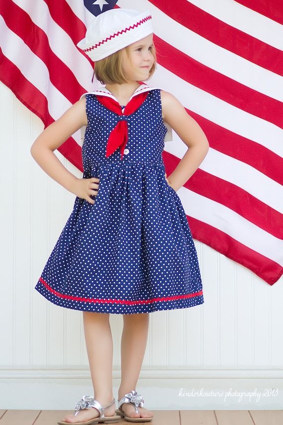 Illustrative example of sailor dress