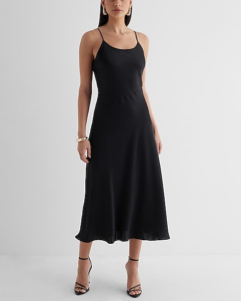 Illustrative example of scoop neck dress