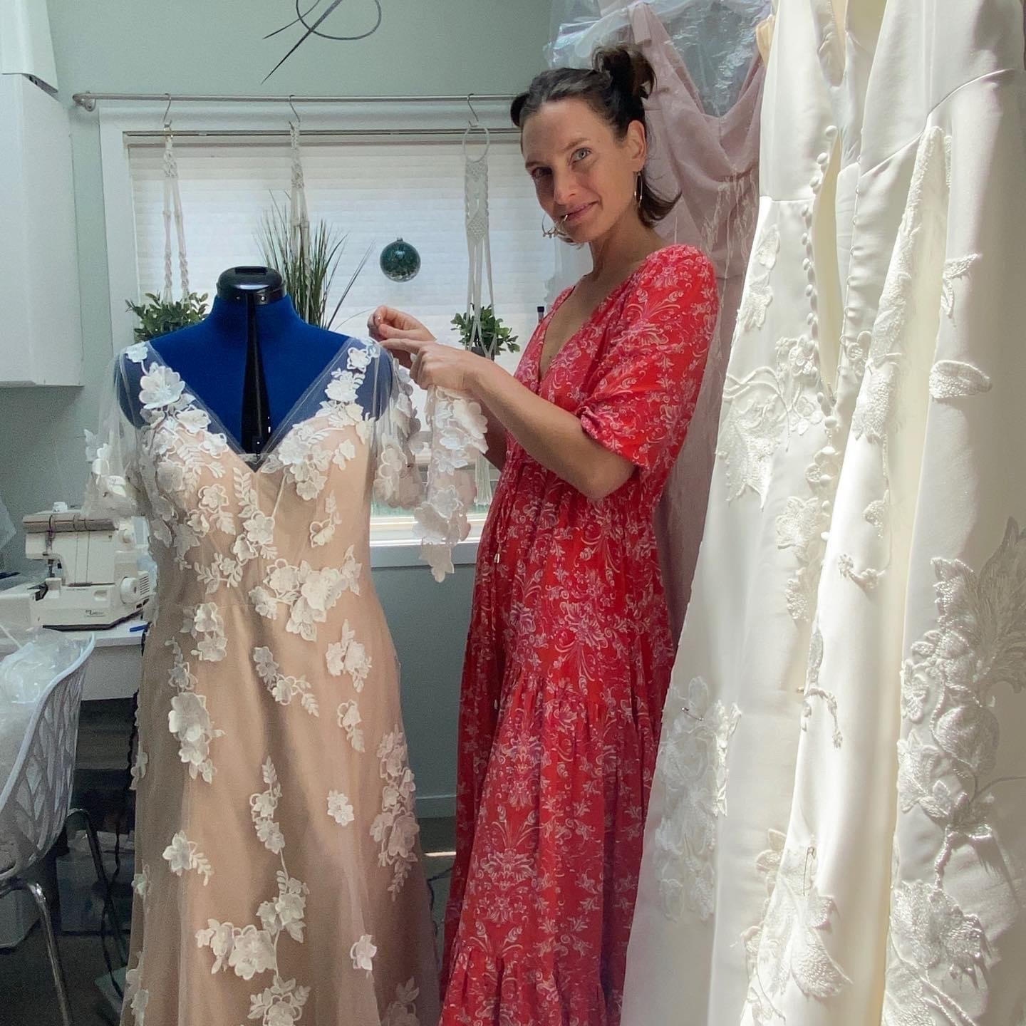 Illustrative example of seamstress for prom dress near me