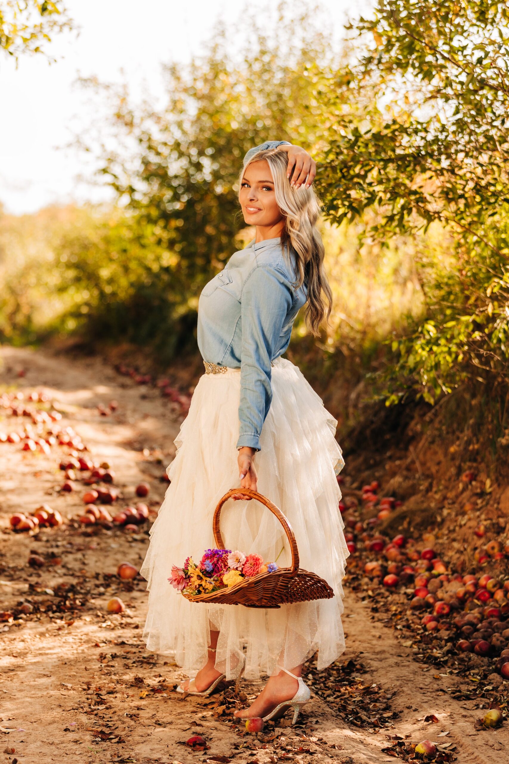 Illustrative example of senior picture dresses