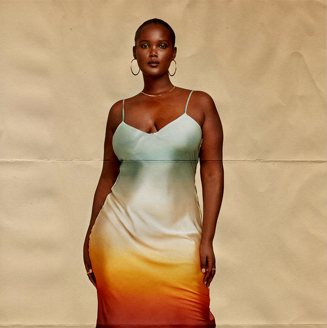 Illustrative example of sexy summer dress