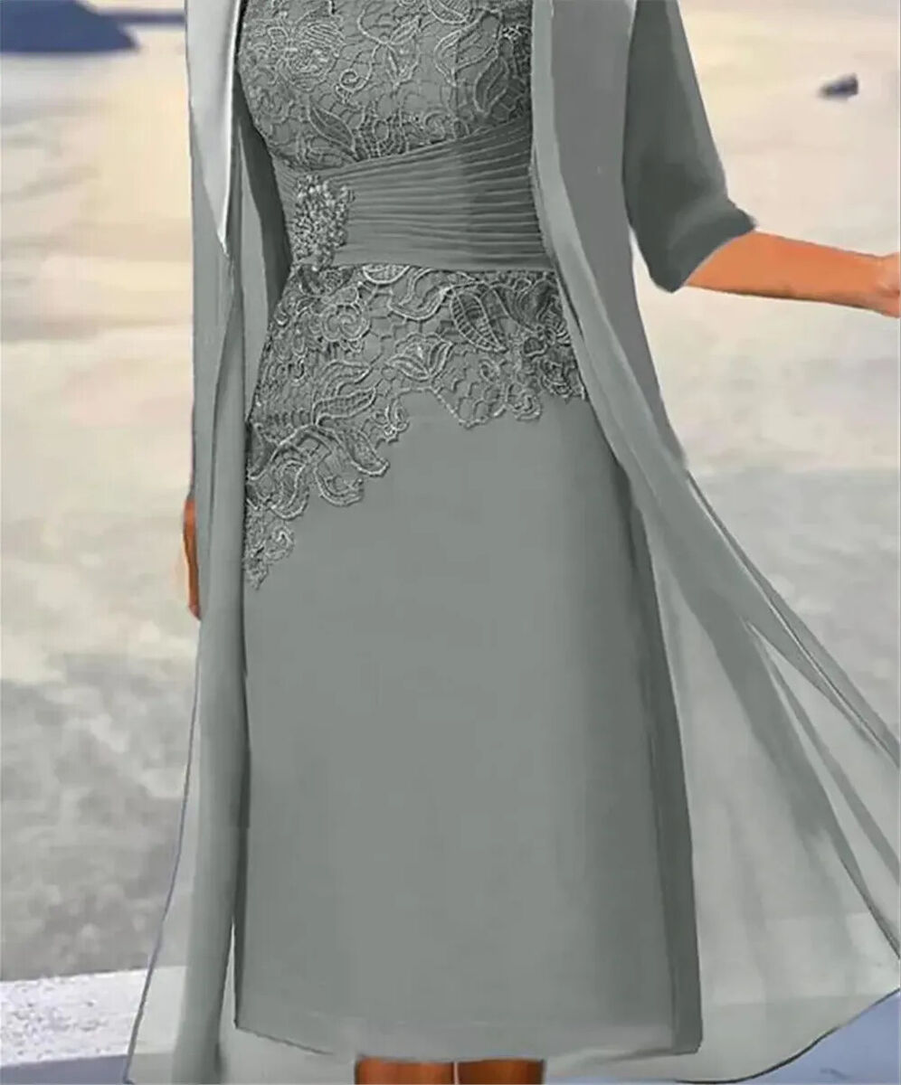 Illustrative example of short mother of the bride dresses