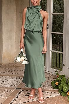 Illustrative example of silk grad dresses
