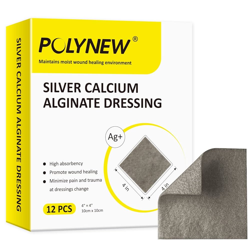 Illustrative example of silver alginate dressing