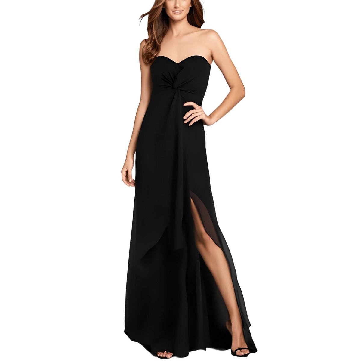 Illustrative example of strapless formal dress