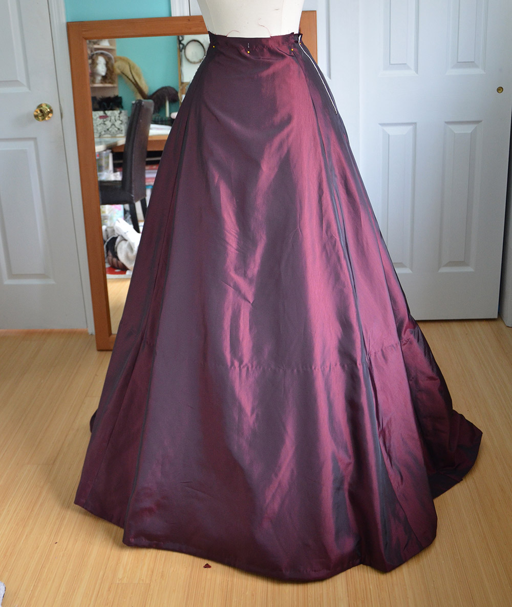 Illustrative example of taffeta dress