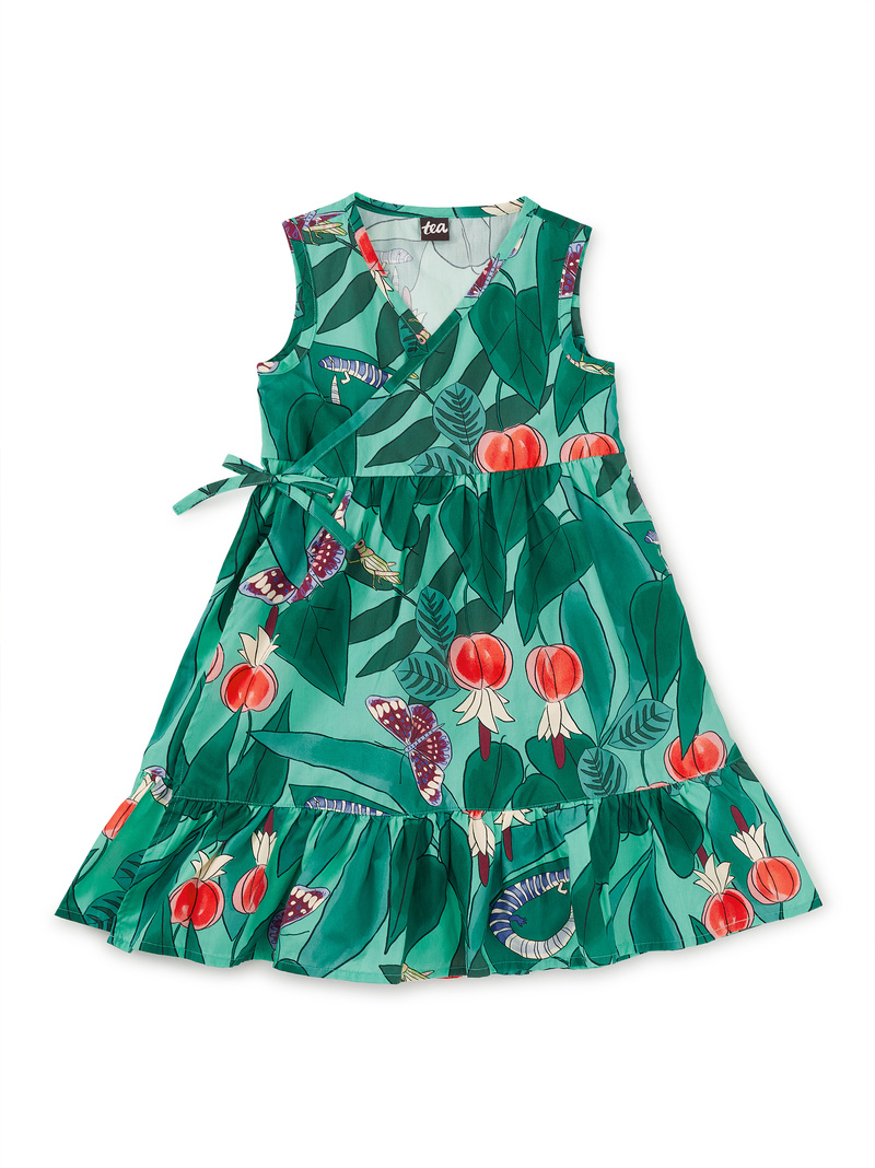 Illustrative example of tea collection eternal city wrap dress sale