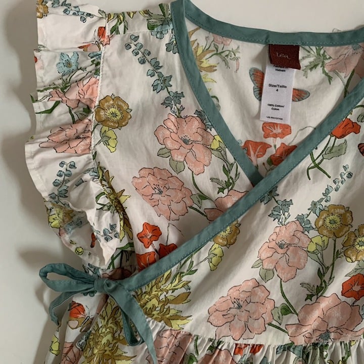 Illustrative example of tea collection eternal city wrap dress sale
