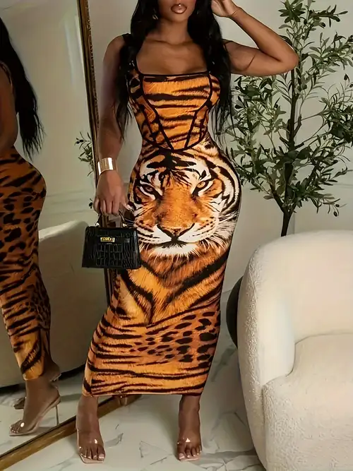 Illustrative example of tiger dress