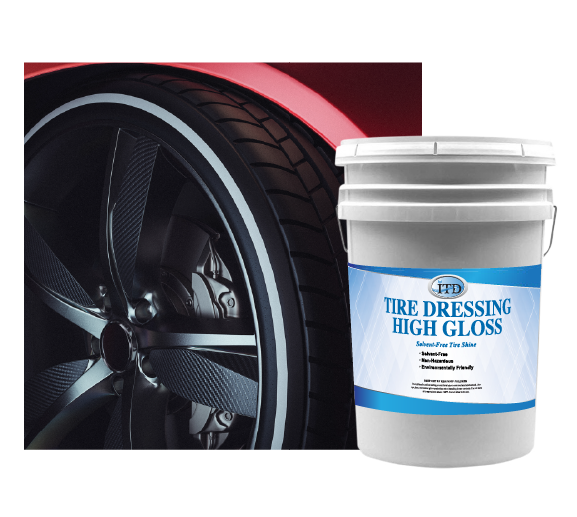 Illustrative example of tire dressing