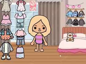 Illustrative example of toca boca dress up