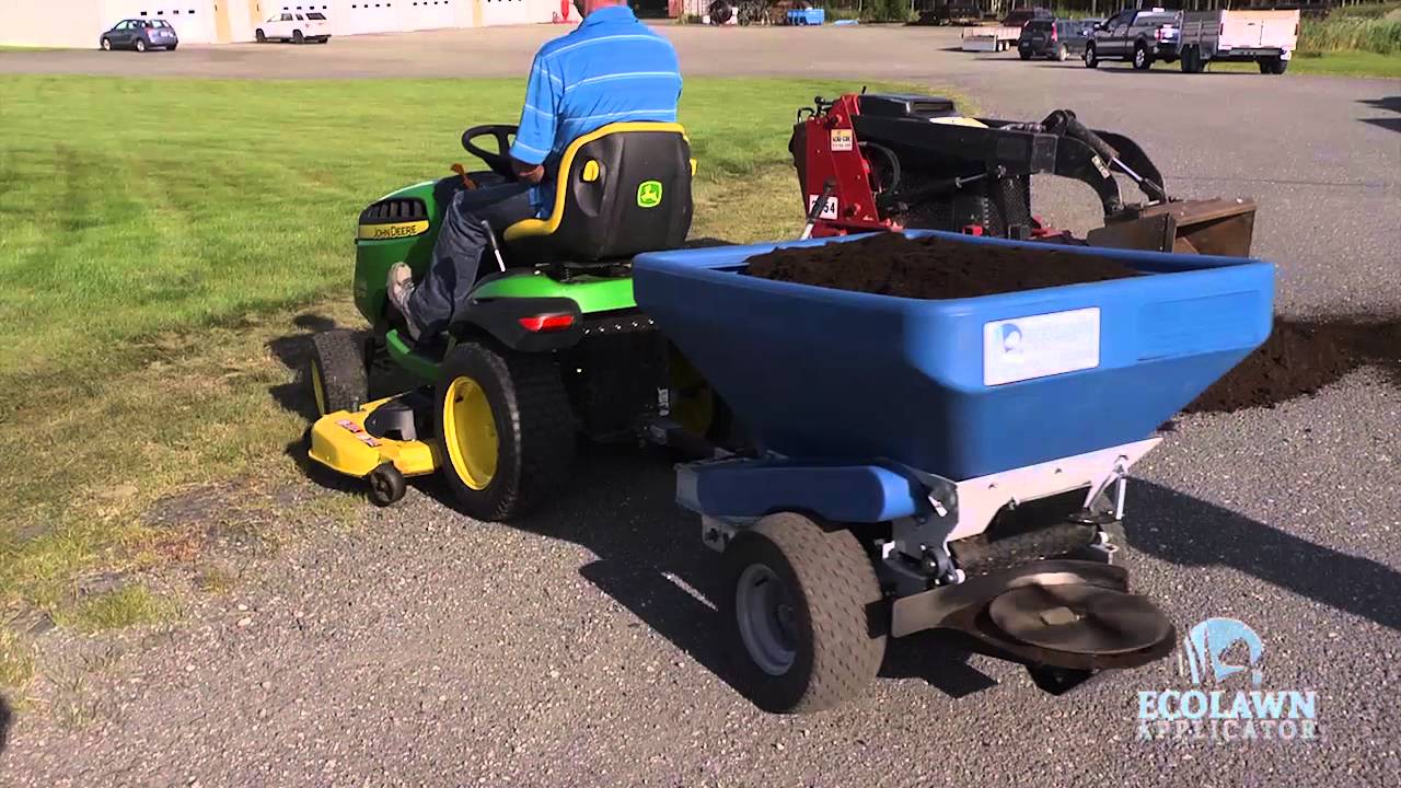 Illustrative example of top dressing spreader
