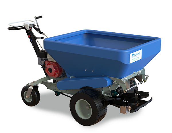 Illustrative example of top dressing spreader