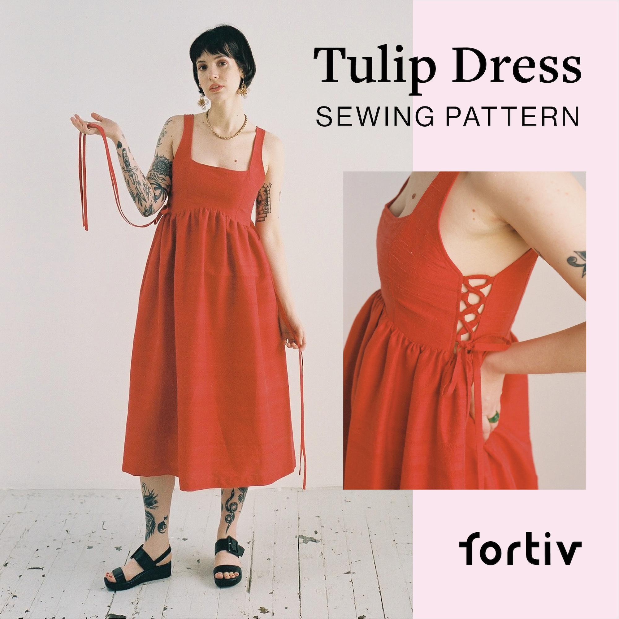 Illustrative example of tulip dress