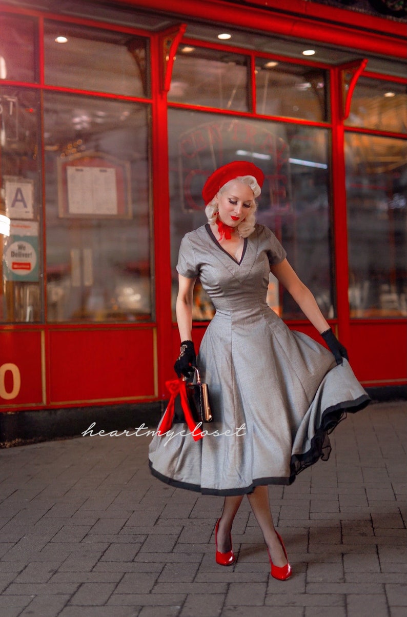 Illustrative example of vintage dresses 1950s