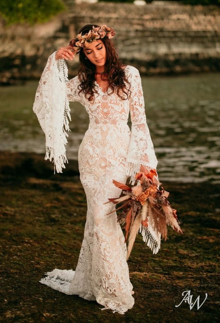 Illustrative example of wedding dress for less than 500