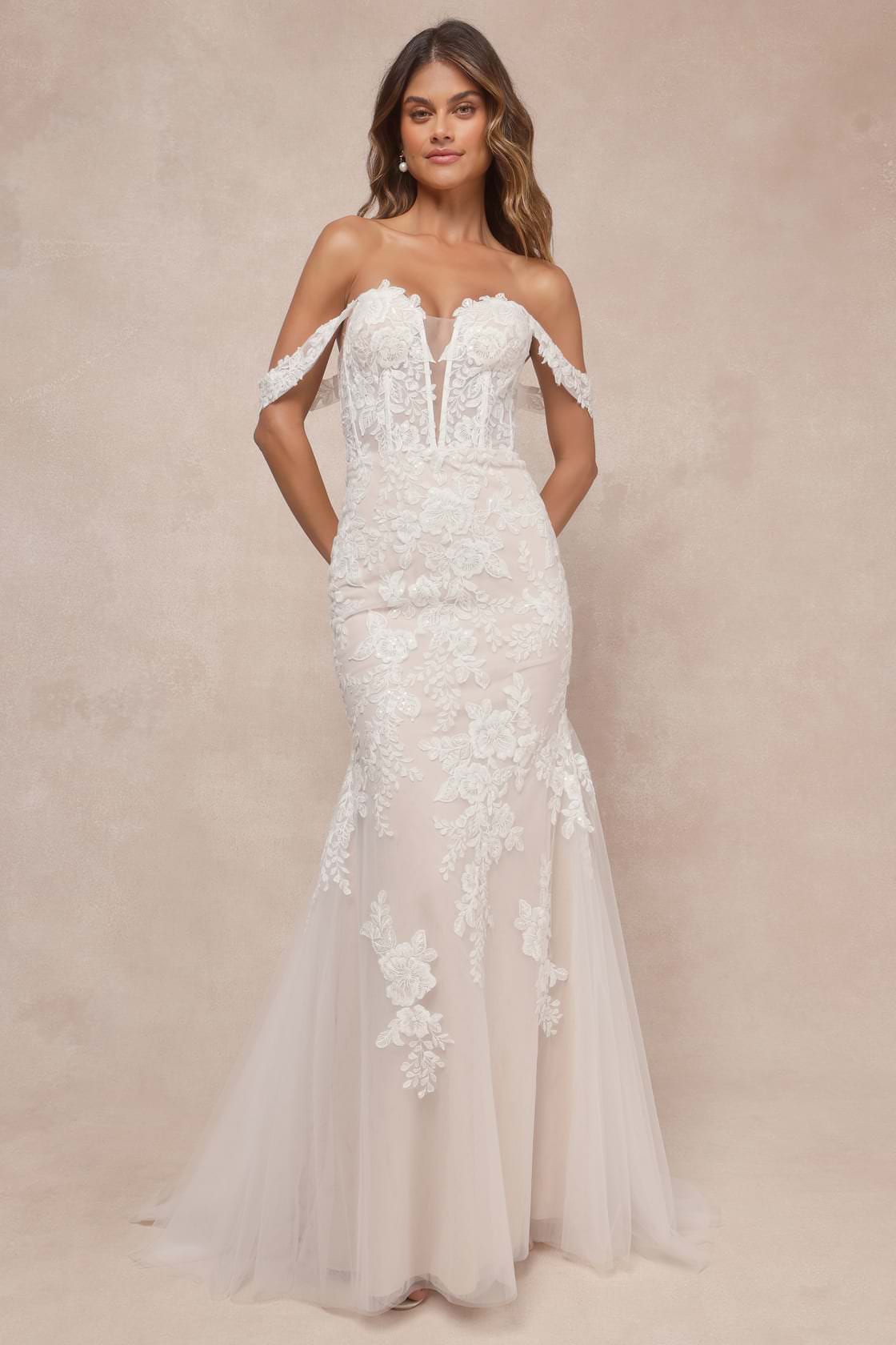 Illustrative example of wedding dress for less than 500