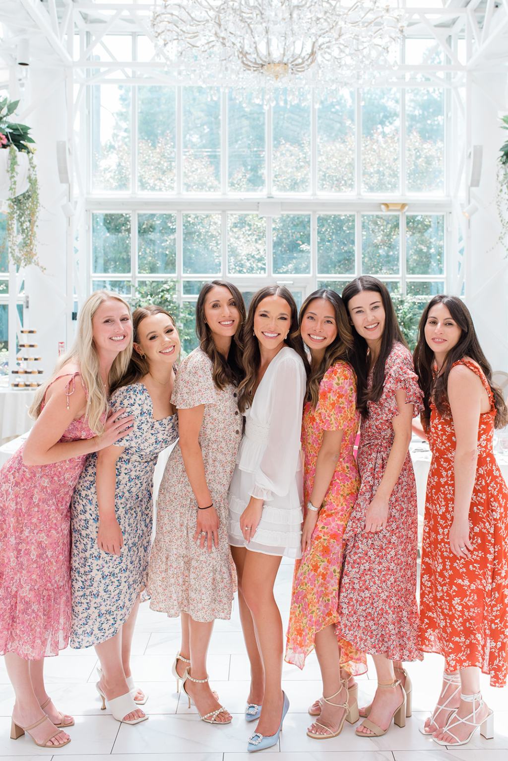Illustrative example of wedding shower dresses