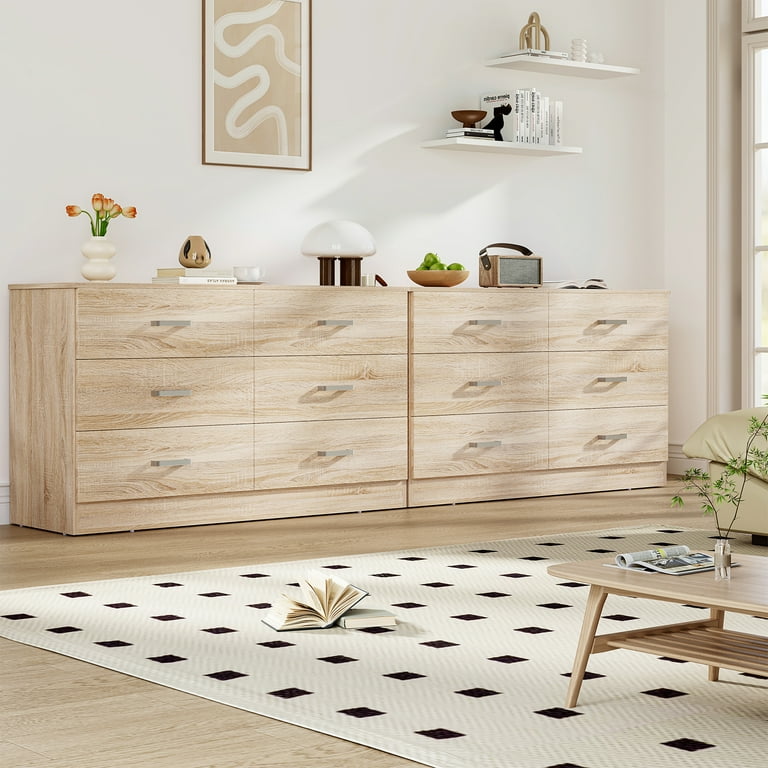 Illustrative example of white oak dresser