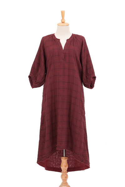 Illustrative example of wine dress
