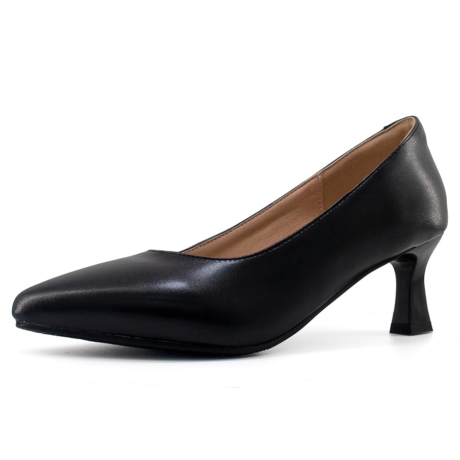 Illustrative example of womens low heel dress shoes