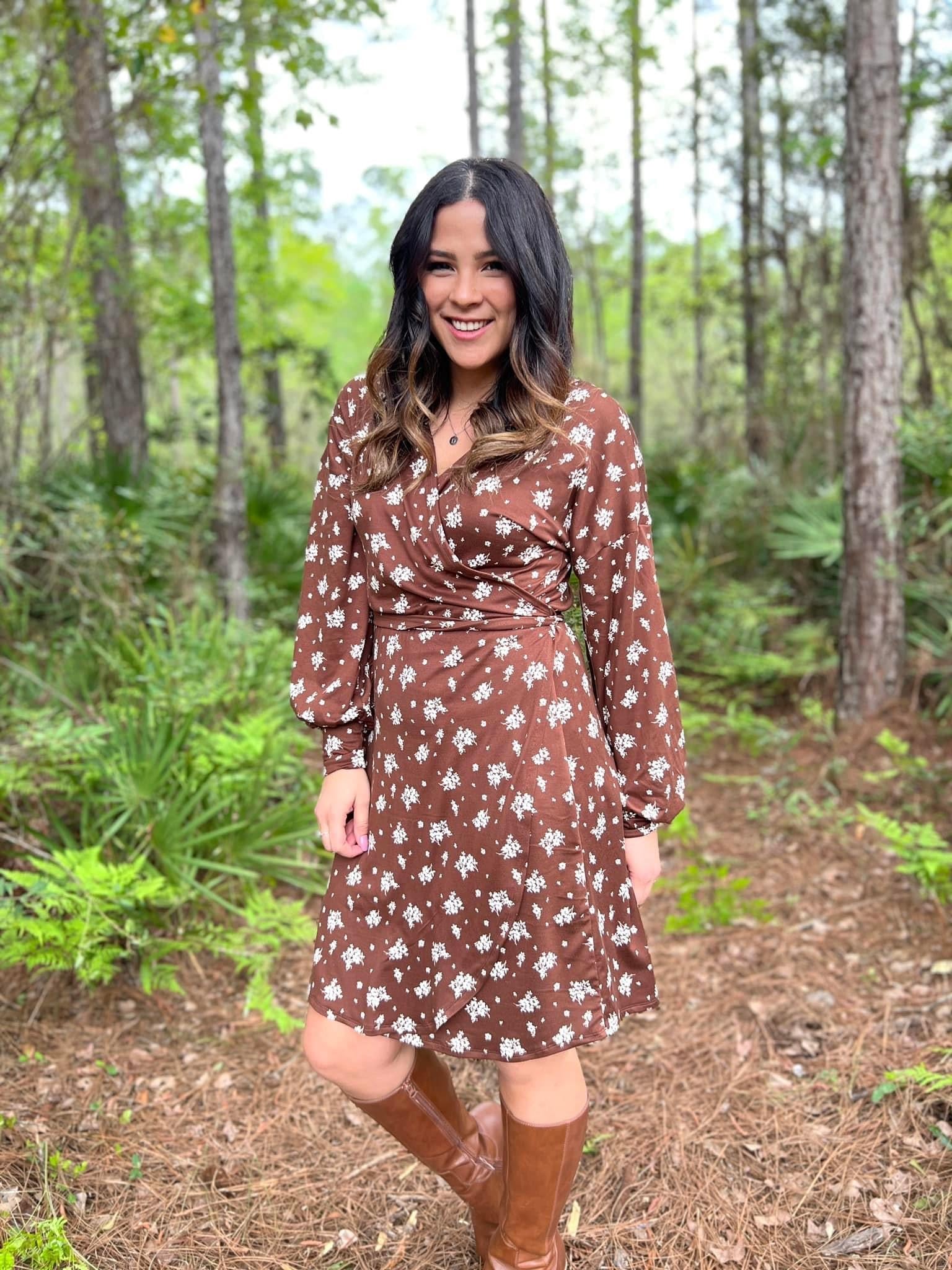 Illustrative example of wrap dress pattern